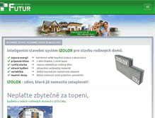 Tablet Screenshot of futur.cz